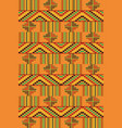 ethnic seamless pattern cloth kente vector image