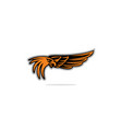 eagle head bird animal logo vector image