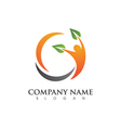 healthy life logo vector image