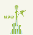 go green eco poster concept save forest vector image