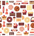 seamless pattern with black milk and white vector image