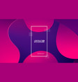 geometric background flat layout template vector image