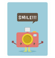 kawaii camera vector image
