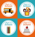 back to school design vector image