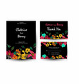 wedding invitation vector image