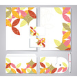 corporate identity business set design vector image