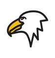 eagle simple icon vector image