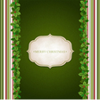 christmas background vector image vector image
