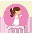 first communion vector image