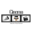 cinema film design vector image