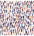 people crowd community pattern group of age vector image
