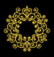 retro shiny frame or border vector image vector image