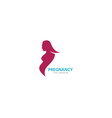 beauty pregnant women vector image