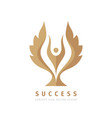 success business logo template concept vector image