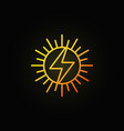 sun concept colorful icon vector image