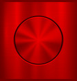 red metal technology background vector image