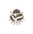 coffee nature abstract logo vector image