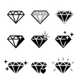 diamond vector image vector image