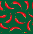 realistic detailed 3d whole hot chili pepper vector image vector image