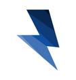 reversed bolt icon vector image