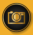 camera icon vector image