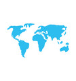 earth planet map icon vector image