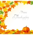 thanksgiving background vector image