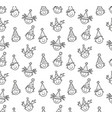 seamless pattern with happy birthday doodles vector image vector image