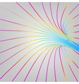 abstract background with 3d pink and blue lines vector image