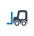 fork lift icon vector image