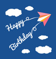 happy birthday vector image