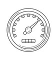 speed limit line icon vector image