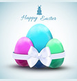 easter egg background vector image vector image