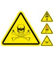 sign on danger vector image