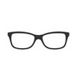 sunglasses or glasses silhouette vector image vector image