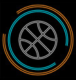 basket ball - basketball vector image