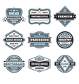 graphic badges collection vector image