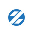 initial z logo graphic design template vector image vector image