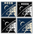 moon vector image vector image