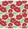 beautiful painting spring floral seamless pattern vector image vector image