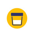 sperm sample or semen test icon vector image