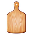 kitchen cutting board cartoon vector image