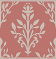 floral ornament with leaves and stems prints vector image vector image