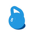 home sport dumbbell composition vector image vector image