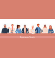 business office worker people team set happy vector image vector image