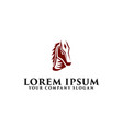 horse head logo design concept template vector image vector image