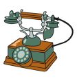 old telephone vector image