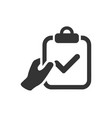 checklist seo audit icon vector image vector image