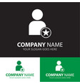 favorite user icon for web and mobile vector image vector image