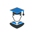 graduation student icon vector image vector image